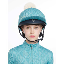 LeMieux Toque Clea – Rijkap voor rijhelm met pompon