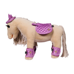 Setontwerp Cuddle Horse HKM Fuchsia Roze Setontwerp Cuddle Horse HKM Fuchsia Roze