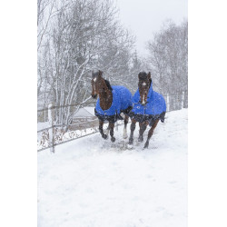 Equithème Tyrex 1200D Aisance High Neck deken Blauw / zwart