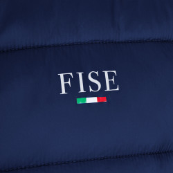 Heren bodywarmer paardrijden Equestro x FISE slim fit