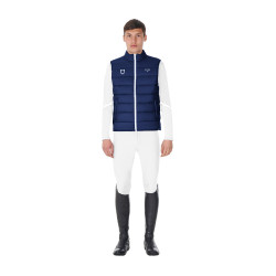 Heren bodywarmer paardrijden Equestro x FISE slim fit