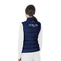 Dames bodywarmer Equestro x FISE slim fit Marineblazer Marineblauw Dames bodywarmer Equestro x FISE slim fit Marineblazer Marineblauw