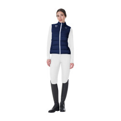 Dames bodywarmer Equestro x FISE slim fit Marineblazer Marineblauw Dames bodywarmer Equestro x FISE slim fit Marineblazer Marineblauw