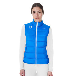 Dames bodywarmer Equestro x FISE slim fit Blauw van Savoye Dames bodywarmer Equestro x FISE slim fit Blauw van Savoye