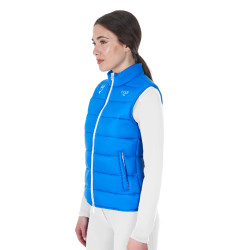 Dames bodywarmer Equestro x FISE slim fit Blauw van Savoye Dames bodywarmer Equestro x FISE slim fit Blauw van Savoye