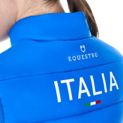 Dames bodywarmer Equestro x FISE slim fit Blauw van Savoye Dames bodywarmer Equestro x FISE slim fit Blauw van Savoye
