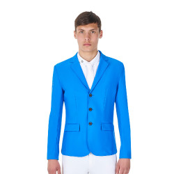 Heren wedstrijdjasje Equestro x FISE met drie knopen Blauw van Savoye Heren wedstrijdjasje Equestro x FISE met drie knopen Blauw van Savoye