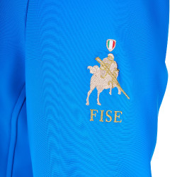 Heren wedstrijdjasje Equestro x FISE met drie knopen Blauw van Savoye Heren wedstrijdjasje Equestro x FISE met drie knopen Blauw van Savoye