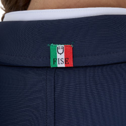 Uniseks wedstrijdjasje voor kinderen Equestro x FISE met drie knopen Marineblazer Marineblauw Uniseks wedstrijdjasje voor kinderen Equestro x FISE met drie knopen Marineblazer Marineblauw