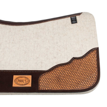 Pool’s vilten western zadeldek Bruin