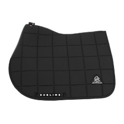 Zadelpad CSO Acavallo Sublime van technisch geruite stof Zwart Zadelpad CSO Acavallo Sublime van technisch geruite stof Zwart