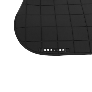 Zadelpad CSO Acavallo Sublime van technisch geruite stof Zwart Zadelpad CSO Acavallo Sublime van technisch geruite stof Zwart