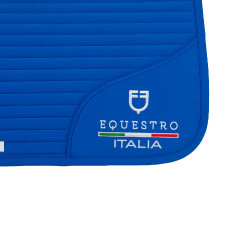 Dressuurzadeldek Equestro x FISE met geborduurd logo Blauw van Savoye Dressuurzadeldek Equestro x FISE met geborduurd logo Blauw van Savoye