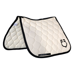 Dressuurdekje Equestro met ui-wattering Beige