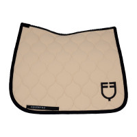 Dressuurdekje Equestro met ui-wattering Beige