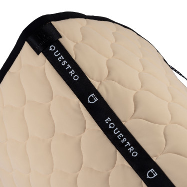 Dressuurdekje Equestro met ui-wattering Oxfordbruin Roze Dressuurdekje Equestro met ui-wattering Oxfordbruin Roze