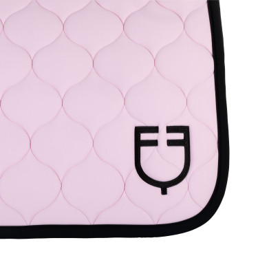 Dressuurdekje Equestro met ui-wattering Orchideeënboeket Roze