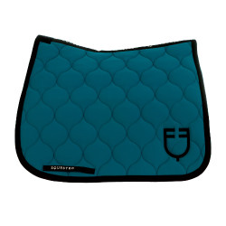 Dressuurdekje Equestro met ui-wattering Petroleum Blauw