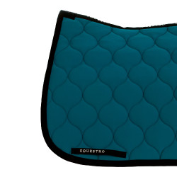 Dressuurdekje Equestro met ui-wattering Petroleum Blauw