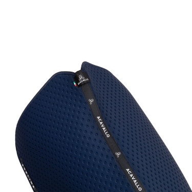 Acavallo Sublime dressuurdekje in technische stof met stippen Marine Marineblauw
