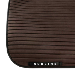 Acavallo Sublime dressuurzadeldek van suède met banden Bruin