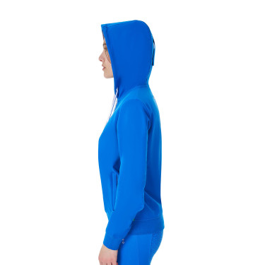 Dames fleece sweater Equestro x FISE Blauw van Savoye