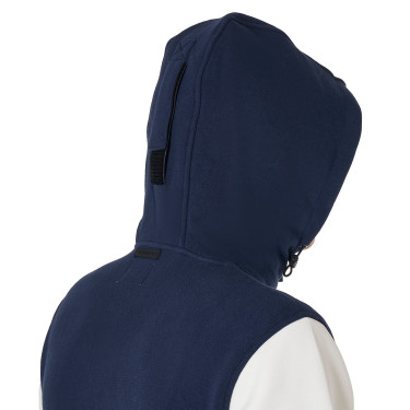 Heren paardrijsweater Equestro met rits – tweekleurig
