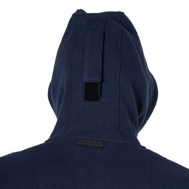 Heren-sweater Equestro EQ met frontale ritssluiting Marineblazer Marineblauw