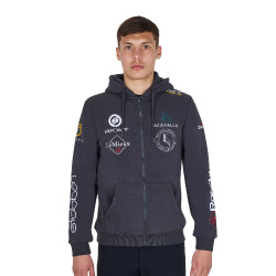 Equestro herenhoodie paardensport – comfortabele zip