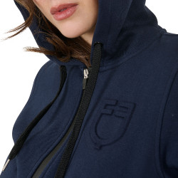 Dames hoodie met rits Equestro – paardrijden