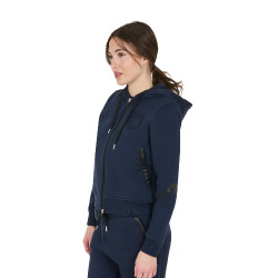 Dames hoodie met rits Equestro – paardrijden