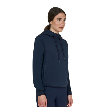 Dames-sweater Equestro met uitsnijdingen Marineblazer Marineblauw