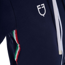 Dameshoodie Equestro x FISE Marineblazer Marineblauw Dameshoodie Equestro x FISE Marineblazer Marineblauw