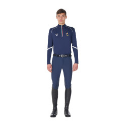 Heren-trainingsbaselayer Equestro x FISE Marineblazer Marineblauw Heren-trainingsbaselayer Equestro x FISE Marineblazer Marineblauw