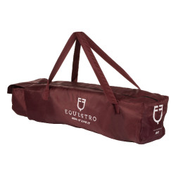 Set transportbeschermers en staartbeschermer Equestro met rubberen patch Bordeaux Set transportbeschermers en staartbeschermer Equestro met rubberen patch Bordeaux