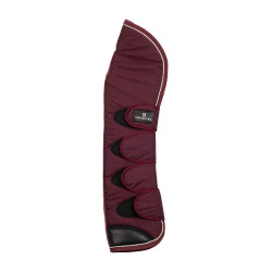 Set transportbeschermers en staartbeschermer Equestro met rubberen patch Bordeaux Set transportbeschermers en staartbeschermer Equestro met rubberen patch Bordeaux