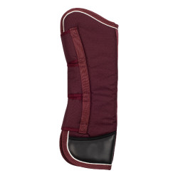 Set transportbeschermers en staartbeschermer Equestro met rubberen patch Bordeaux Set transportbeschermers en staartbeschermer Equestro met rubberen patch Bordeaux