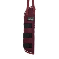 Set transportbeschermers en staartbeschermer Equestro met rubberen patch Bordeaux Set transportbeschermers en staartbeschermer Equestro met rubberen patch Bordeaux