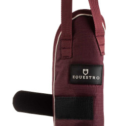 Set transportbeschermers en staartbeschermer Equestro met rubberen patch Bordeaux Set transportbeschermers en staartbeschermer Equestro met rubberen patch Bordeaux
