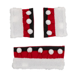 Set Christmas Supreme neusriembeschermer + bakstukkenbeschermers Rood