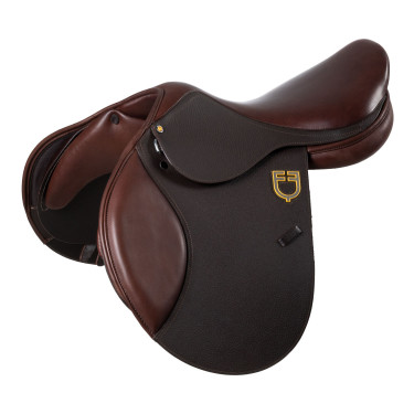 Springzadel Equestro Evolution Pro Donkerbruin