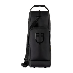 Equestro laarzen- en helmtas van technische stof Zwart