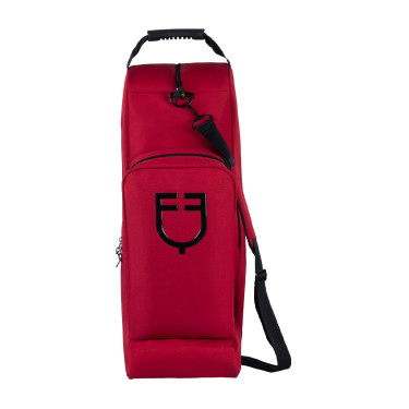 Equestro laarzen- en helmtas van Cordura Bordeaux Equestro laarzen- en helmtas van Cordura Bordeaux