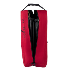 Equestro laarzen- en helmtas van Cordura Bordeaux Equestro laarzen- en helmtas van Cordura Bordeaux
