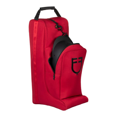 Equestro laarzen- en helmtas van Cordura Bordeaux Equestro laarzen- en helmtas van Cordura Bordeaux