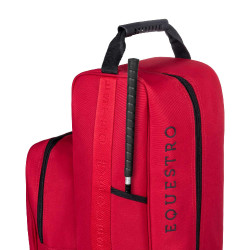 Equestro laarzen- en helmtas van Cordura Bordeaux Equestro laarzen- en helmtas van Cordura Bordeaux