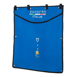 Lange stalafscheiding Equestro x FISE met geborduurd logo Blauw van Savoye