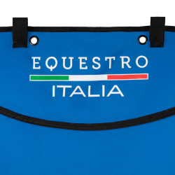 Lange stalafscheiding Equestro x FISE met geborduurd logo Blauw van Savoye