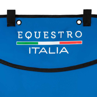 Lange stalafscheiding Equestro x FISE met geborduurd logo Blauw van Savoye