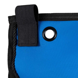 Lange stalafscheiding Equestro x FISE met geborduurd logo Blauw van Savoye